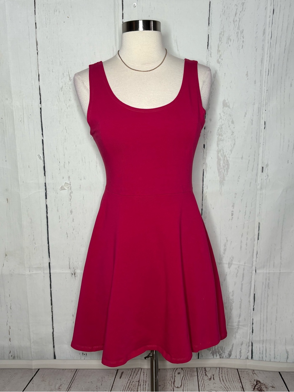 Topshop Bright Pink Women's Stretch Blouse